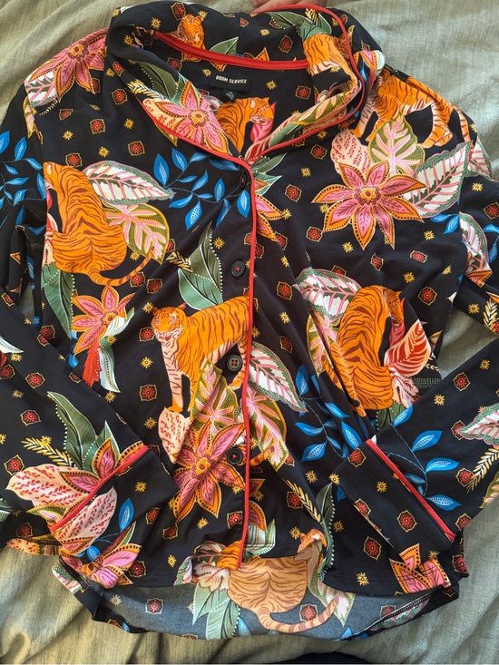 Room Service Other - Tiger and Floral Room Service Pajama Pant Top Only!